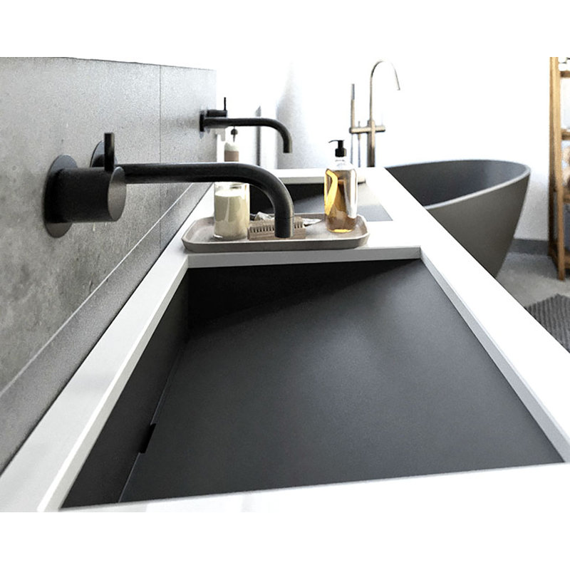 Badeloft 16.5'' Polymarble Rectangular Undermount Bathroom Sink Wayfair